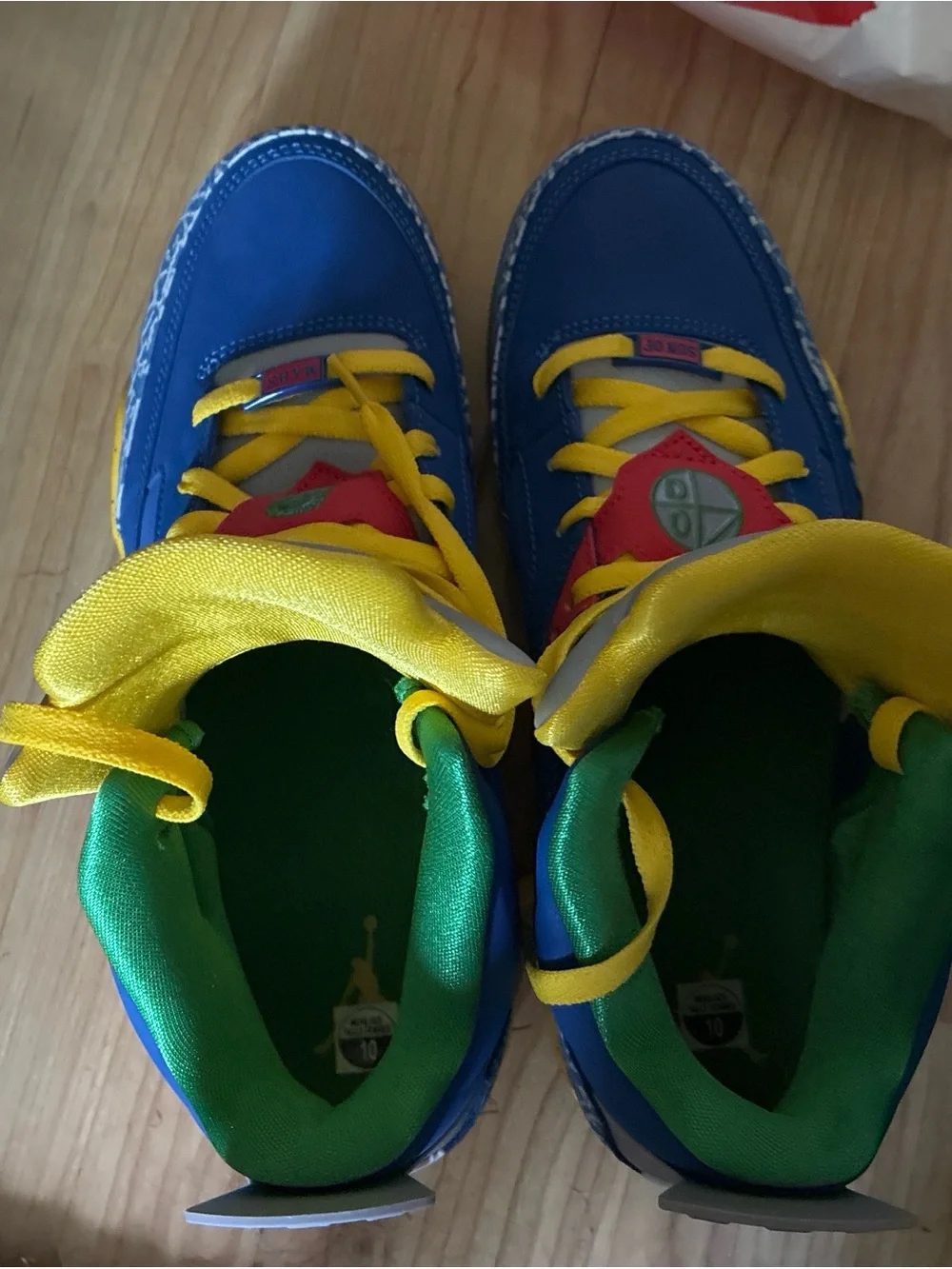 Jordan Men’s Blue, Yellow & Green Sneakers